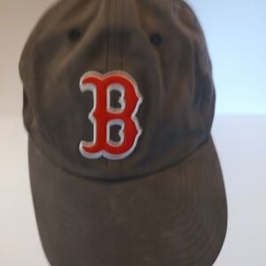 Brown Red Sox 47 Brand Cap with Red B Logo